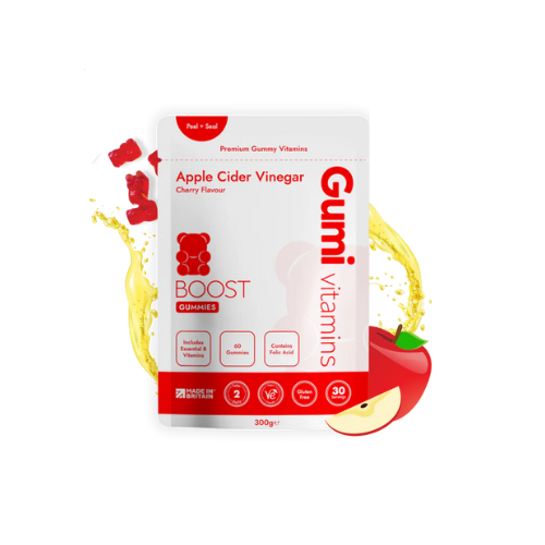 Gumi Vitamins - Detox - Apple Cider Vinegar 500mg - 30 Servings (60 Gummies)