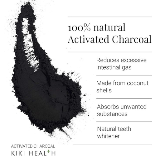 KIKI Health - Activated Charcoal Powder – Natural Detox & Teeth Whitening – 70g