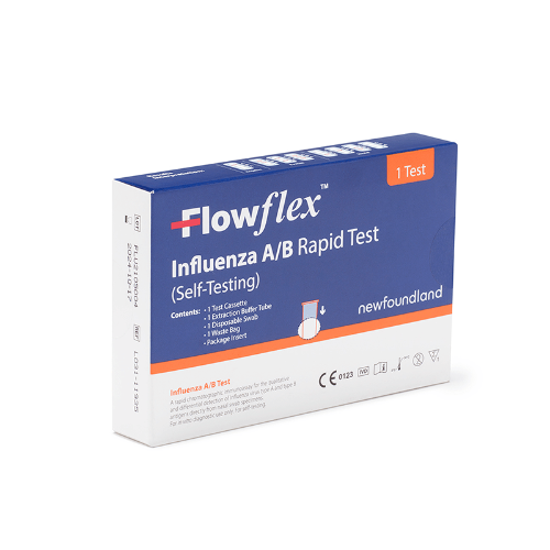 FlowFlex - Influenza self test kit – Detects Influenza A & B Antigens