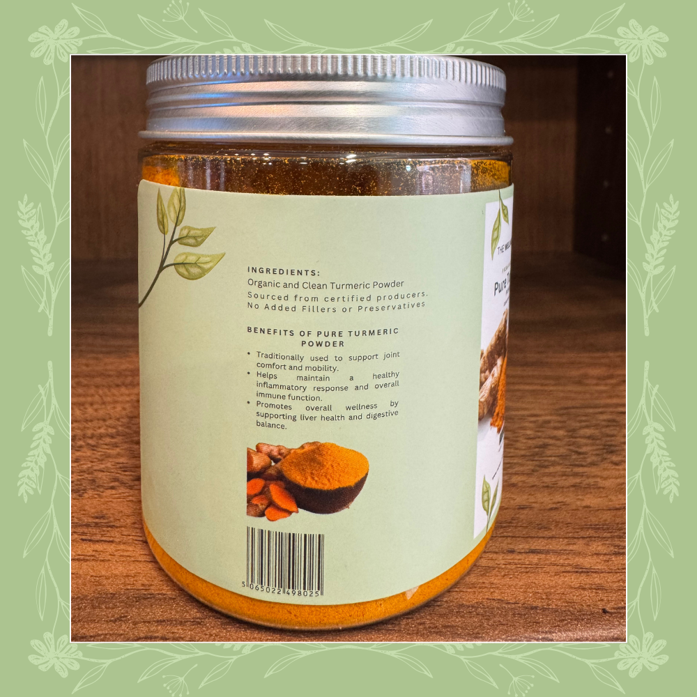 Pure Organic Turmeric Powder – 100% Pure & Natural – 100g