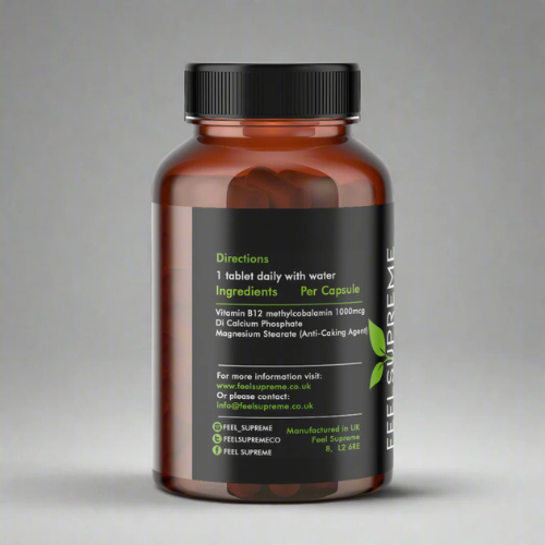Feel Supreme - Vitamin B12 1000mcg - 60 Capsules