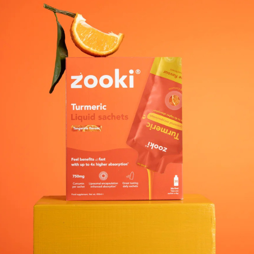 Zooki - Turmeric 750mg Liposomal Curcumin - Liquid Sachets