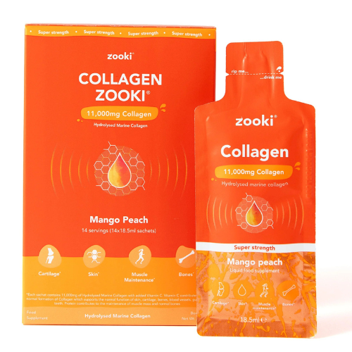 Zooki - Super Strength Collagen 11,000mg Marine Collagen - Liquid Sachets