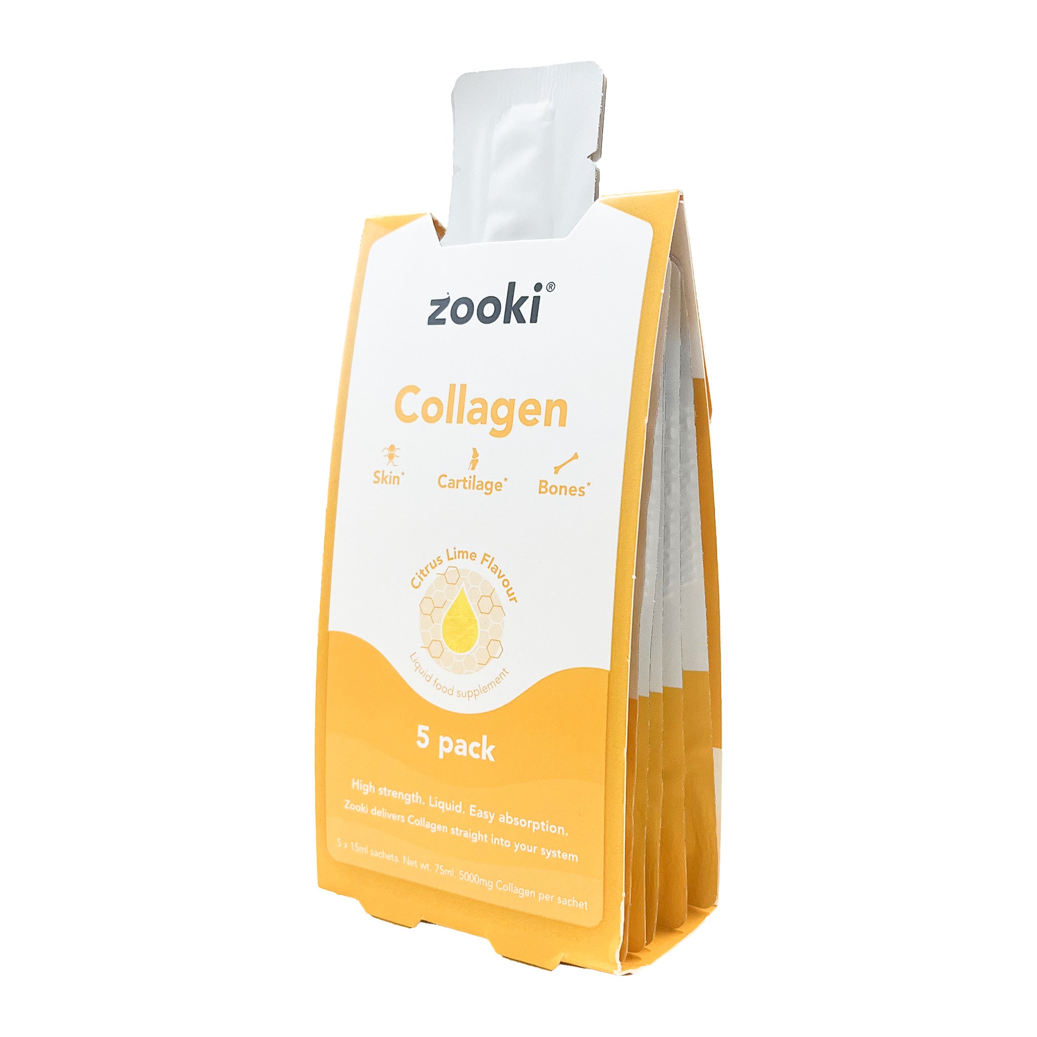 Zooki - Collagen 5000mg Marine Collagen - Liquid Sachets