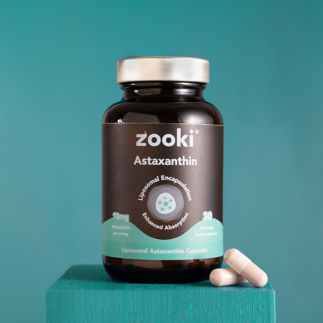 Zooki - Astaxanthin 10mg Liposomal - 30 Vegan Capsules