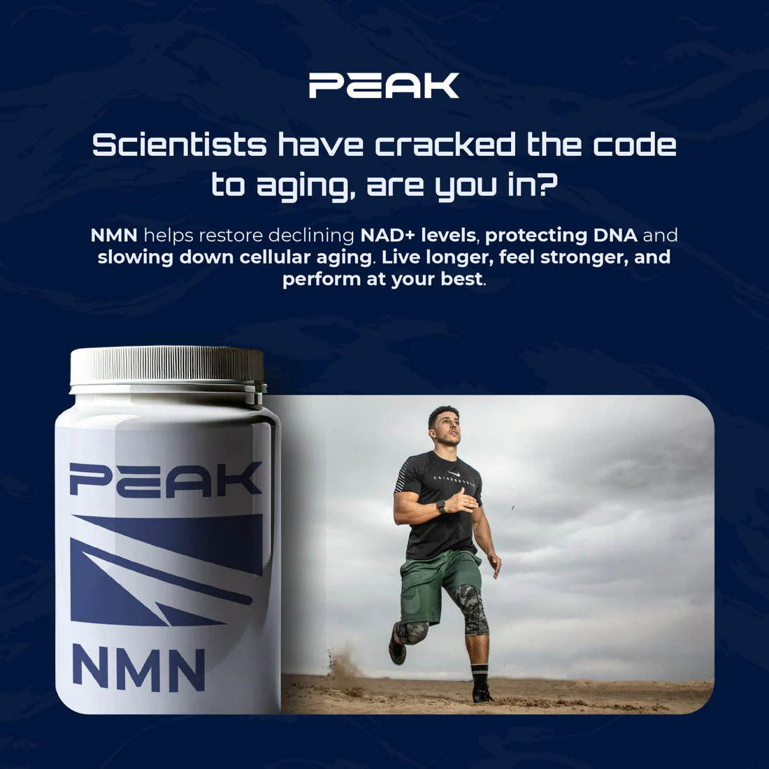 Peak State - Pure NMN Capsules 500mg - 60 Capsules