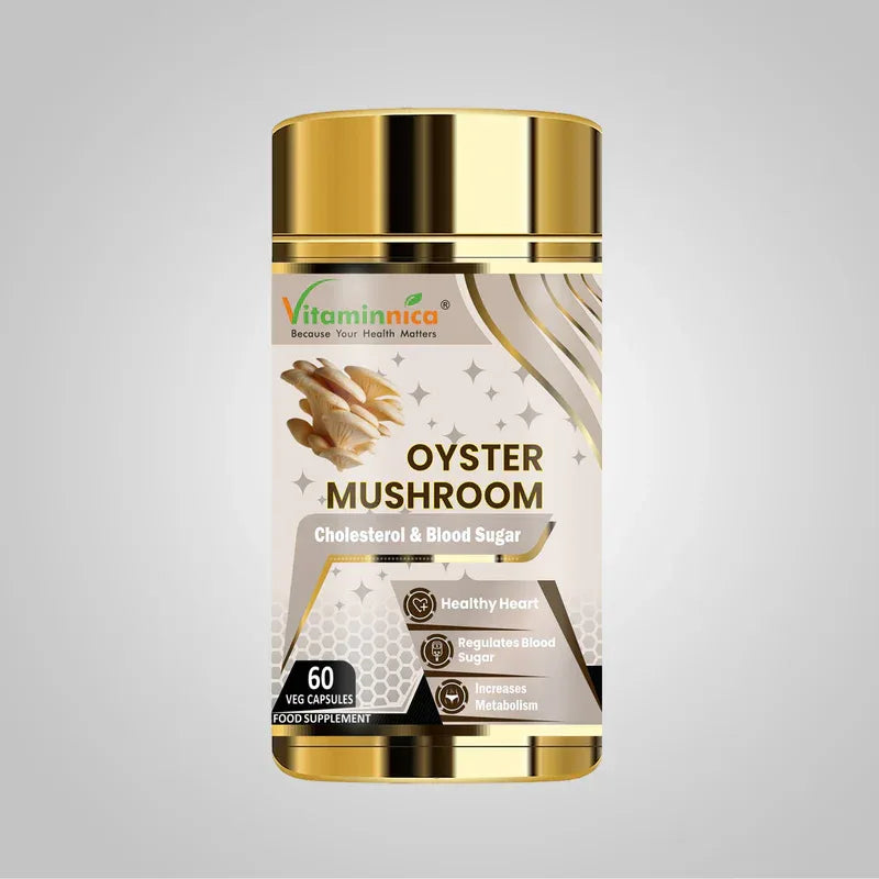 Vitaminnica Oyster Mushroom- 60 Capsules - The Wellness Store®