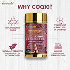 Vitaminnica Coenzyme Q10 120mg- 60 Capsules - The Wellness Store®