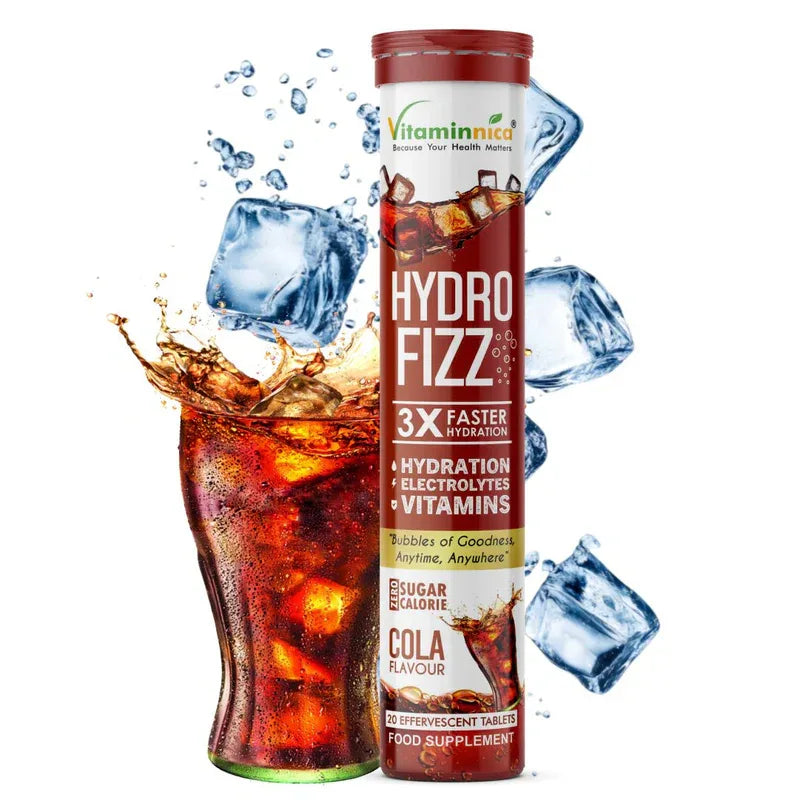 Vitaminnica Hydro Fizz- 20 Effervescent Tablets | Ultimate Hydration, Electrolytes & Vitamin Boost - The Wellness Store®