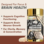 Vitaminnica Lions Mane Mushroom- 60 Capsules - The Wellness Store®