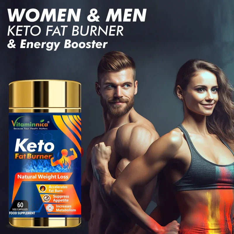 Vitaminnica Keto Fat Burner - Weight management - 60 Capsules - The Wellness Store®