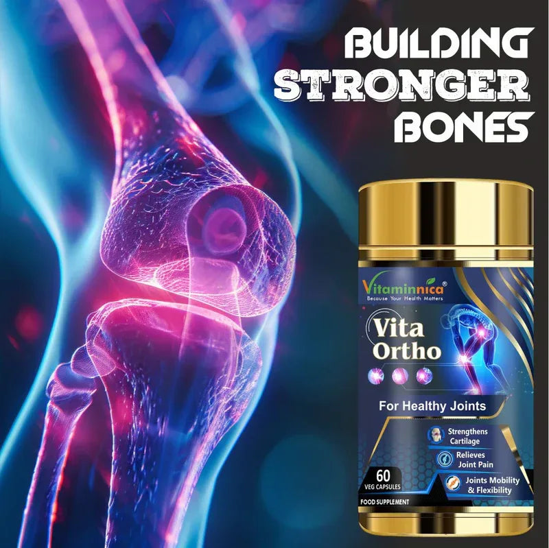 Vitaminnica Vita Ortho- Healthy Bones & Joints- 60 Capsules - The Wellness Store®