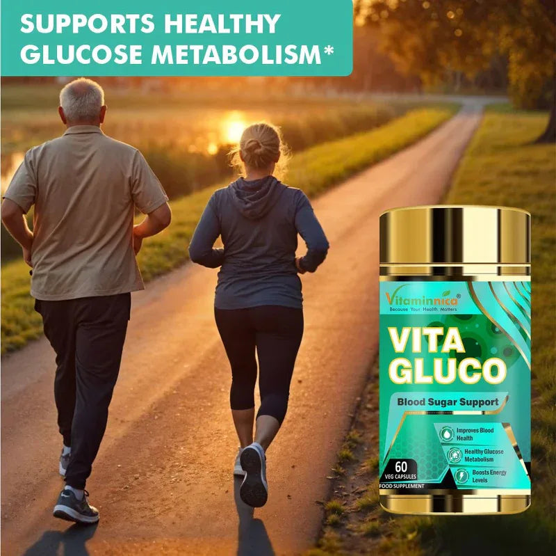 Vitaminnica Vita Gluco- 60 Capsules - The Wellness Store®