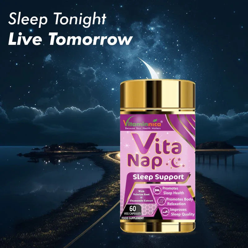 Vitaminnica Vita Nap- Natural Sleep Support- 60 Capsules - The Wellness Store®