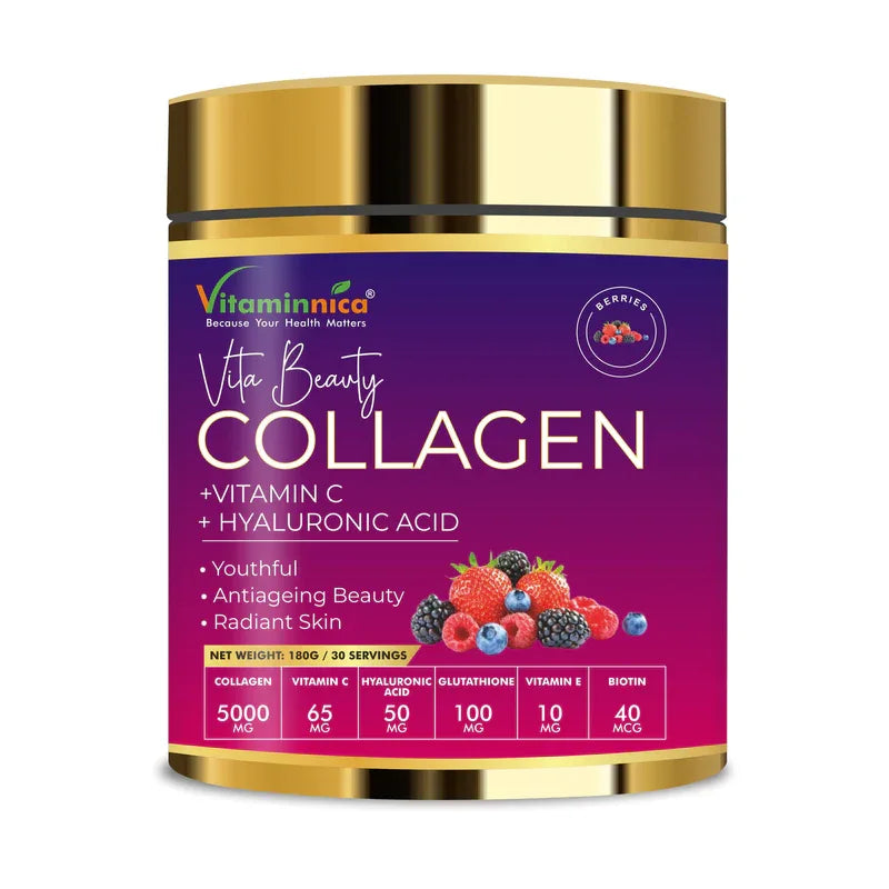 Vitaminnica Vita Beauty Collagen Powder Anti Ageing, Hair, Skin, Joints