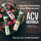 Vitaminnica ACV Moringa Effervescent- 15 Tablets | Supports Digestion, Detox & Weight Management - The Wellness Store®