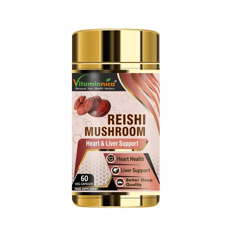 Vitaminnica Reishi Mushroom- 60 Capsules - The Wellness Store®