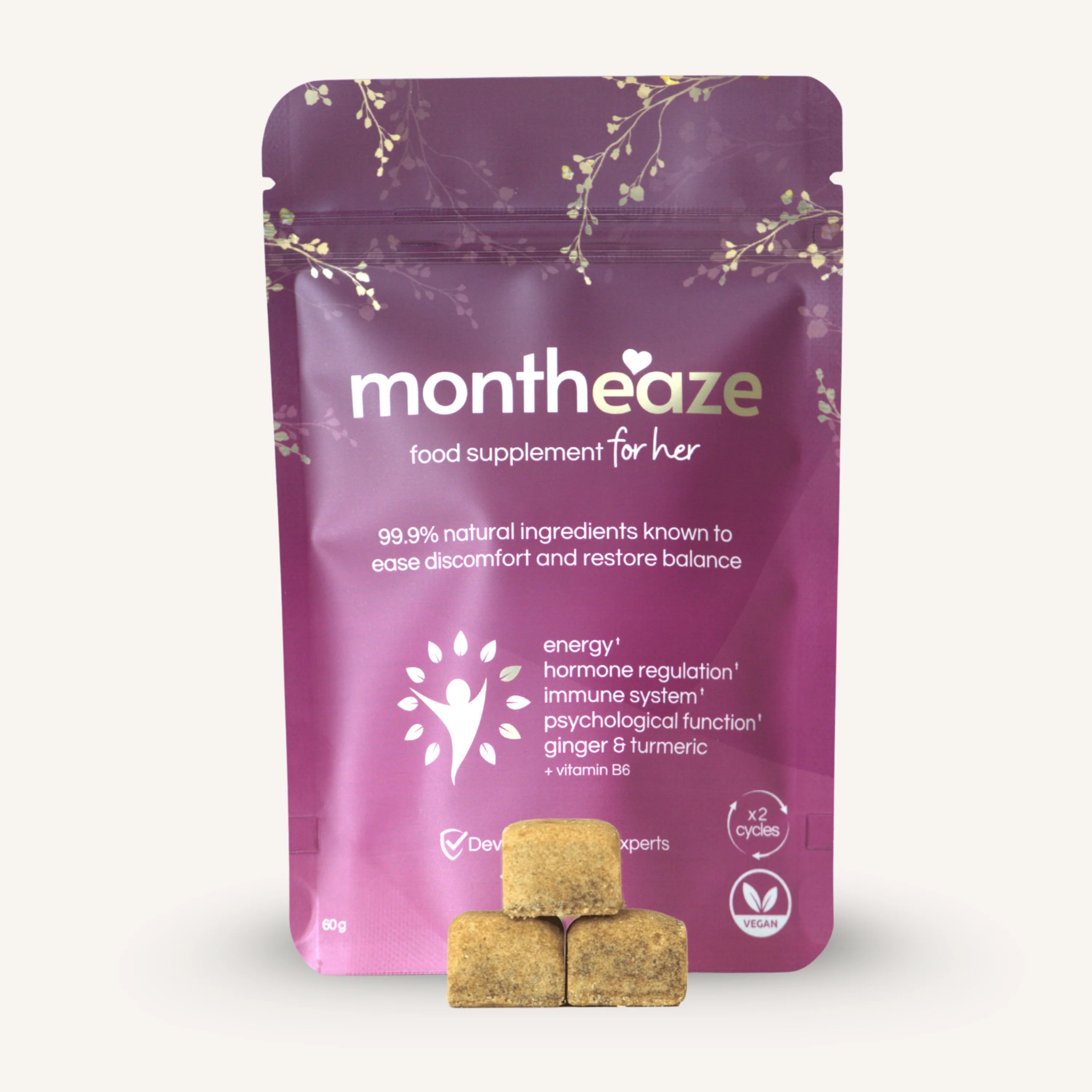 Montheaze - Natural Menstrual Support - 6 pieces (2 cycles)