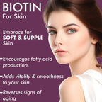 Vitaminnica Biotin - Better Hair, Skin and Nails - 60 Capsules - The Wellness Store®