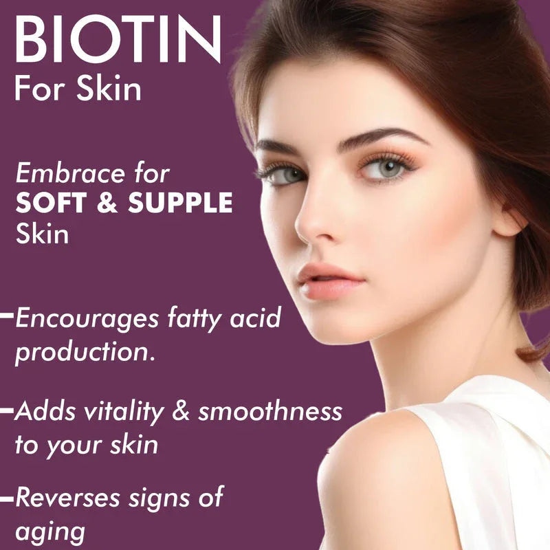 Vitaminnica Biotin - Better Hair, Skin and Nails - 60 Capsules - The Wellness Store®