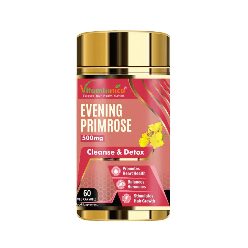Vitaminnica Evening Primrose Oil 500mg - 60 Capsules - The Wellness Store®
