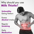 Vitaminnica Milk Thistle- Natural Liver Support- 60 Capsules - The Wellness Store®