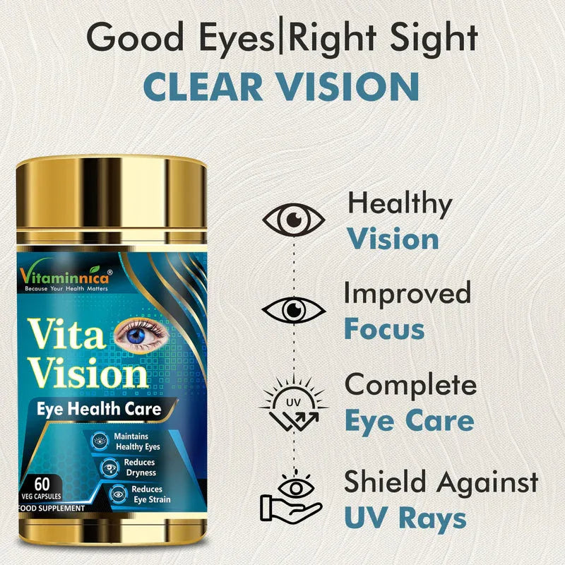 Vitaminnica Vita Vision - Maintain Healthy Eyes- 60 Capsules - The Wellness Store®