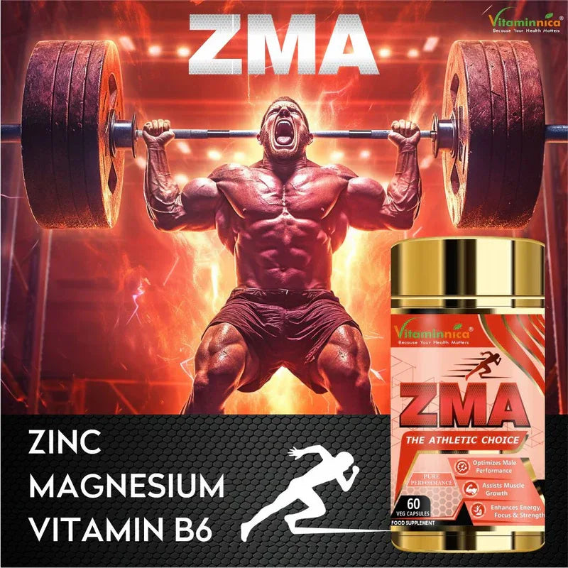 Vitaminnica ZMA - Sports Recovery- 60 Capsules - The Wellness Store®
