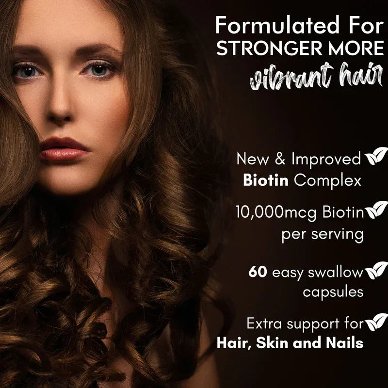 Vitaminnica Biotin - Better Hair, Skin and Nails - 60 Capsules - The Wellness Store®