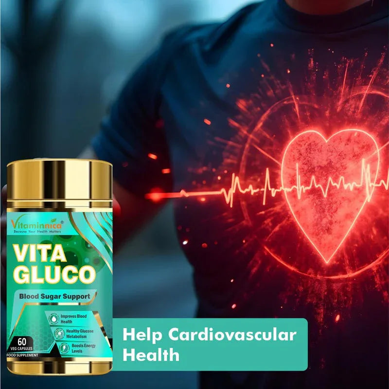 Vitaminnica Vita Gluco- 60 Capsules - The Wellness Store®