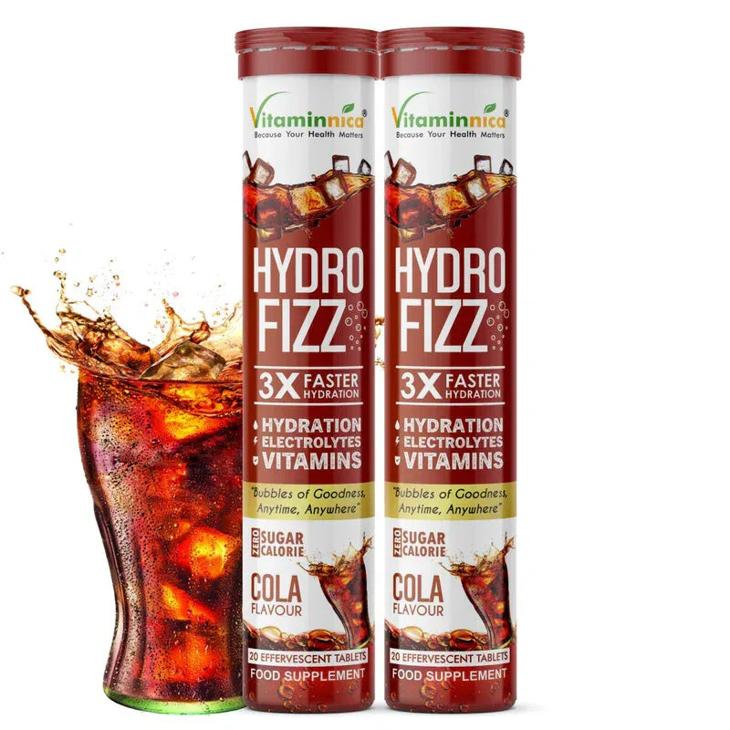 Vitaminnica Hydro Fizz- 20 Effervescent Tablets | Ultimate Hydration, Electrolytes & Vitamin Boost - The Wellness Store®