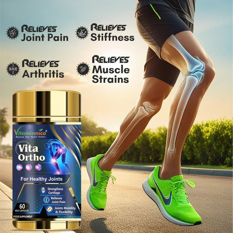 Vitaminnica Vita Ortho- Healthy Bones & Joints- 60 Capsules - The Wellness Store®