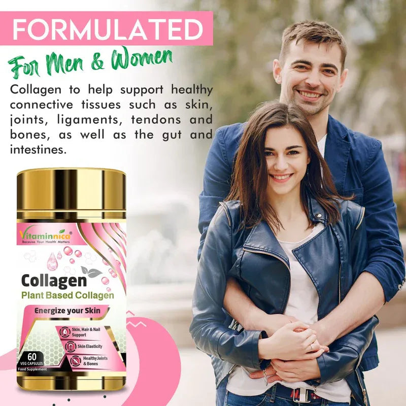 Vitaminnica Plant Based Collagen- 60 Capsules - The Wellness Store®