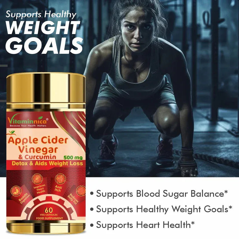 Vitaminnica Apple Cider Vinegar- Healthy Gut- 60 Capsules - The Wellness Store®