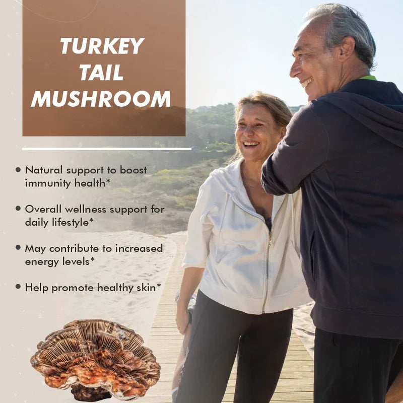 Vitaminnica Turkey Tail Mushroom- 60 Capsules - The Wellness Store®