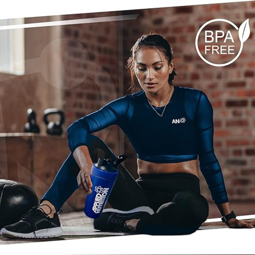 Applied Nutrition – Stainless Steel Shaker Blue – 750ml Bottle