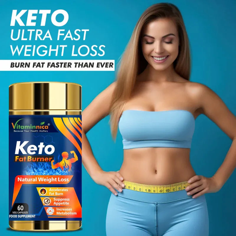 Vitaminnica Keto Fat Burner - Weight management - 60 Capsules - The Wellness Store®
