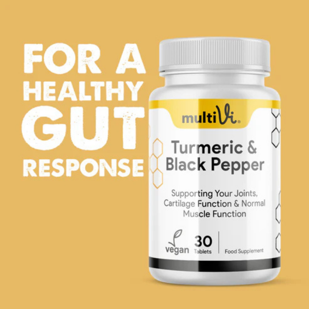 MultiVi - Turmeric & Black Pepper Curcumin Complex - 30 Capsules