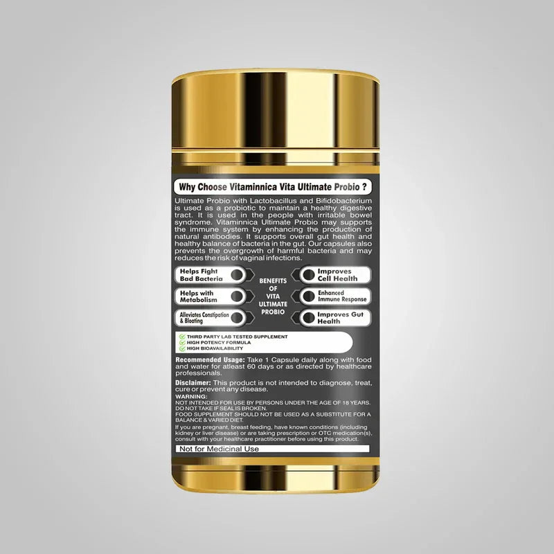 Vitaminnica Vita Ultimate Probio- 60 Capsules - The Wellness Store®