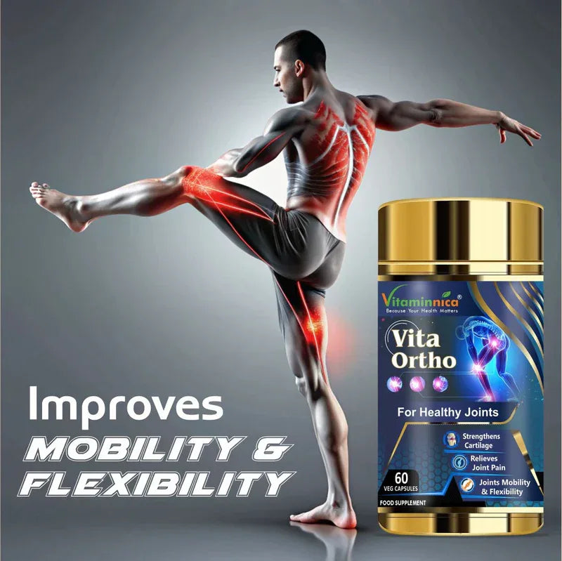 Vitaminnica Vita Ortho- Healthy Bones & Joints- 60 Capsules - The Wellness Store®