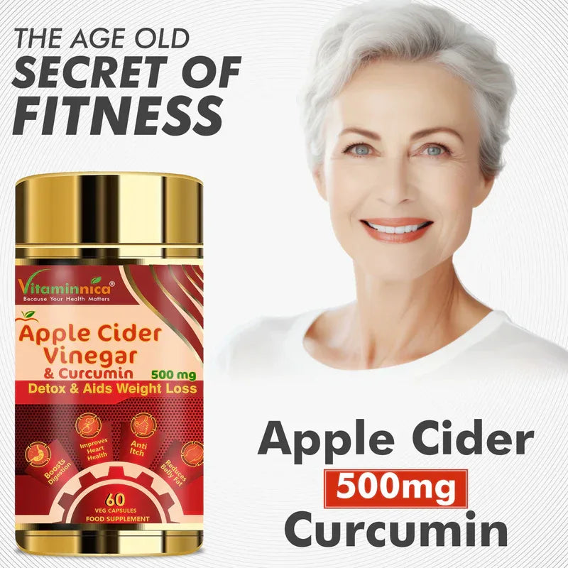 Vitaminnica Apple Cider Vinegar- Healthy Gut- 60 Capsules - The Wellness Store®