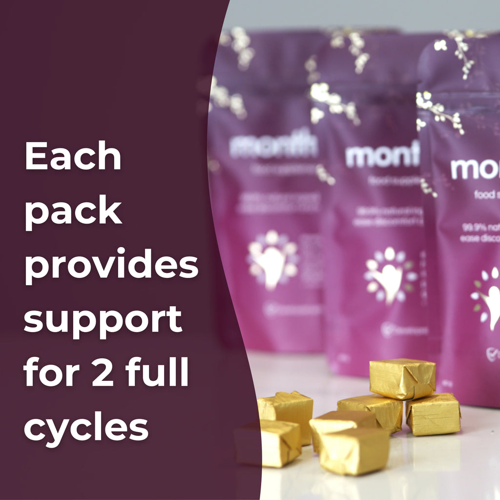 Montheaze - Natural Menstrual Support - 6 pieces (2 cycles)