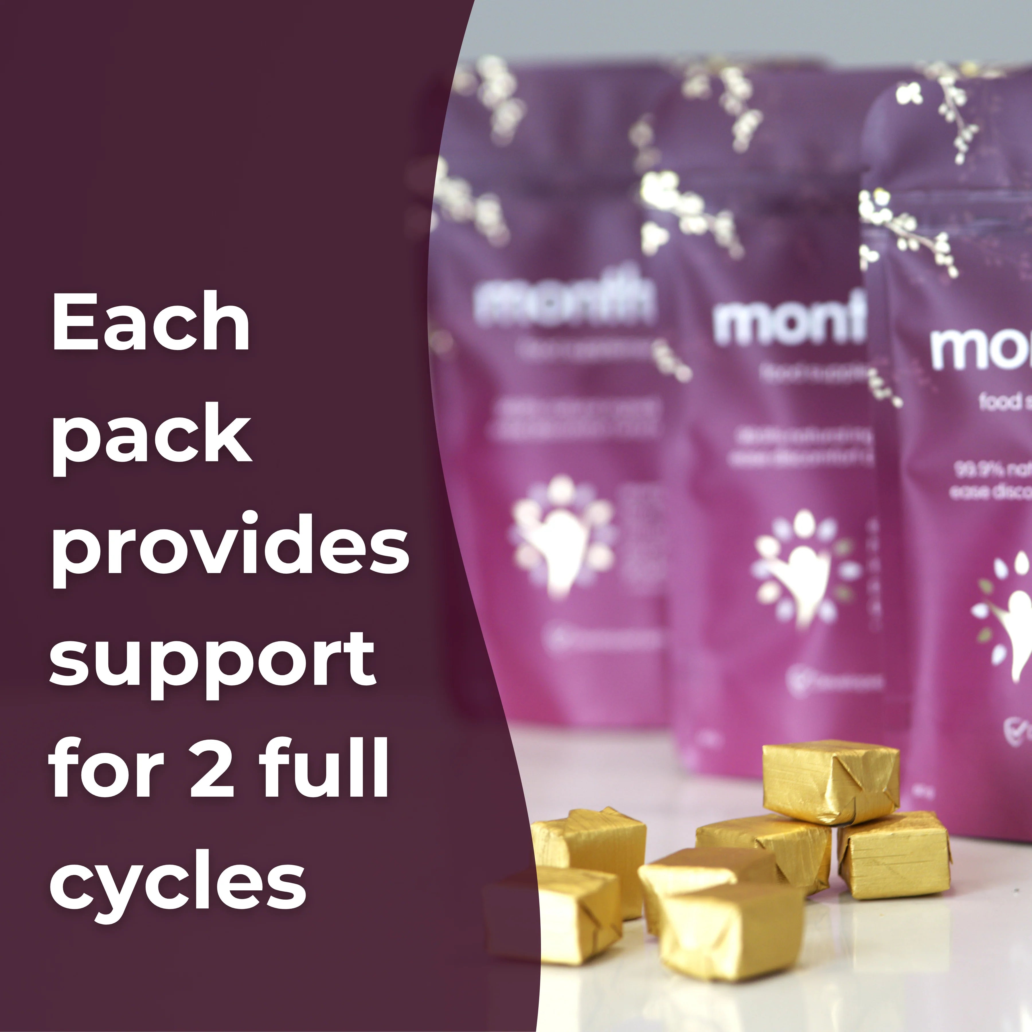 Montheaze - Natural Menstrual Support - 6 pieces (2 cycles)