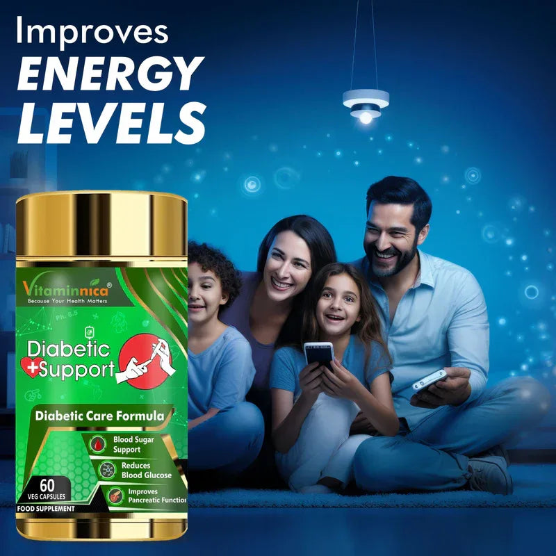 Vitaminnica Diabetic Support - 60 Capsules - The Wellness Store®