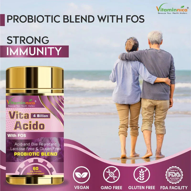 Vitaminnica Vita Acido Probio- 60 Capsules - The Wellness Store®