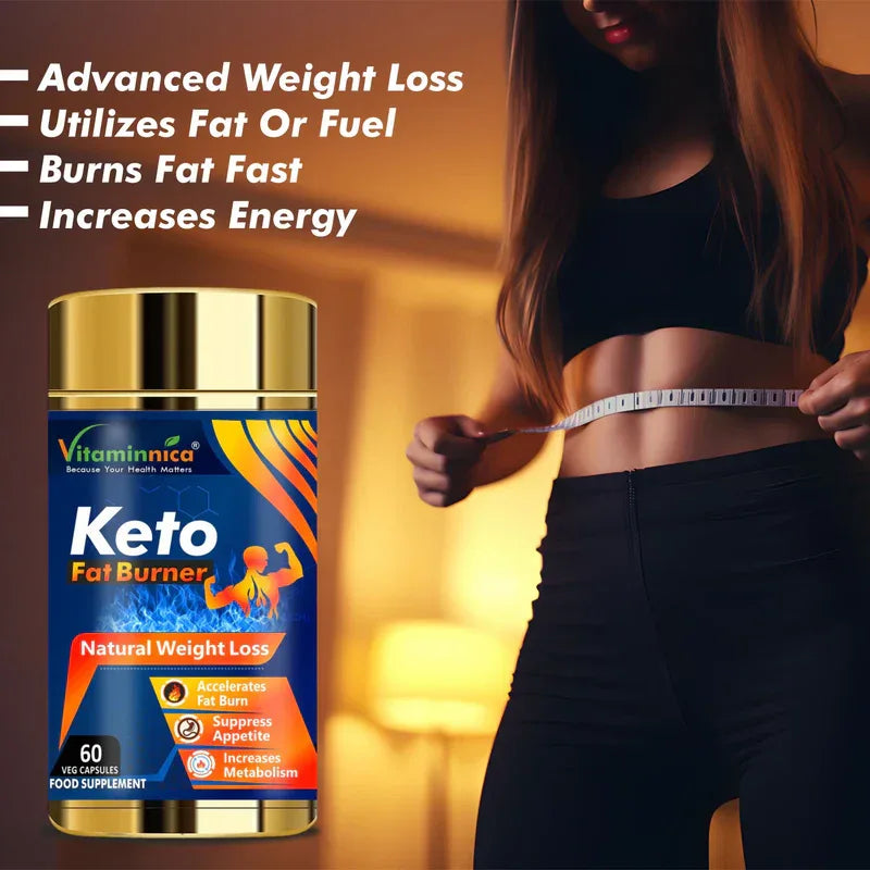 Vitaminnica Keto Fat Burner - Weight management - 60 Capsules - The Wellness Store®