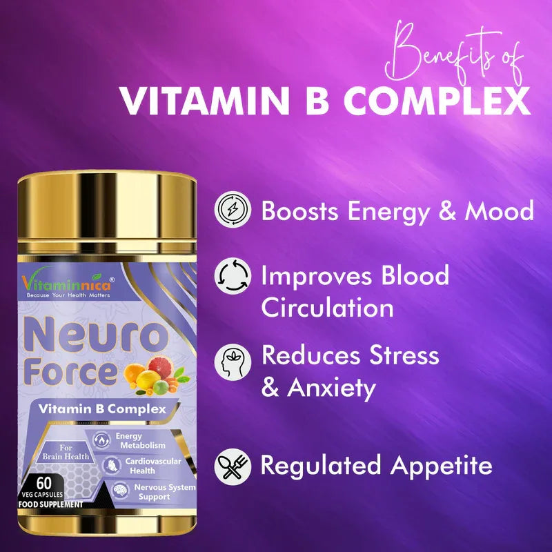 Vitaminnica Neuro Force: Brain Booster-60 Capsules - The Wellness Store®