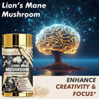 Vitaminnica Lions Mane Mushroom- 60 Capsules - The Wellness Store®