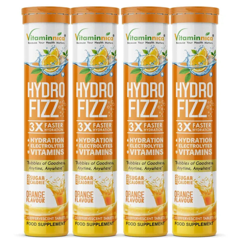 Vitaminnica Hydro Fizz- 20 Effervescent Tablets | Ultimate Hydration, Electrolytes & Vitamin Boost - The Wellness Store®