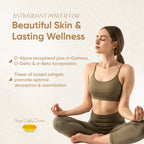 Vitaminnica Vitamin E- 120 Softgels | Antioxidant Support for Skin, Hair, Immunity & Cellular Protection - The Wellness Store®